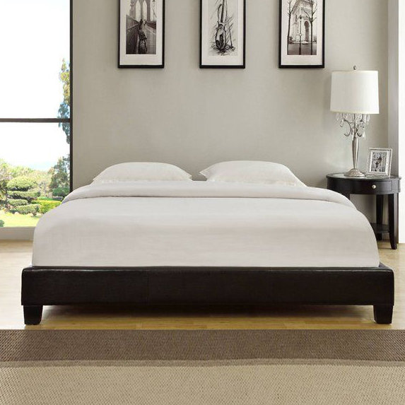 Wade Logan Isa Upholstered Platform Bed & Reviews Wayfair
